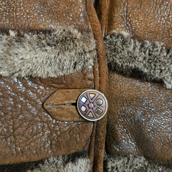 Children's sheepskin coat - Picture 8 of 14